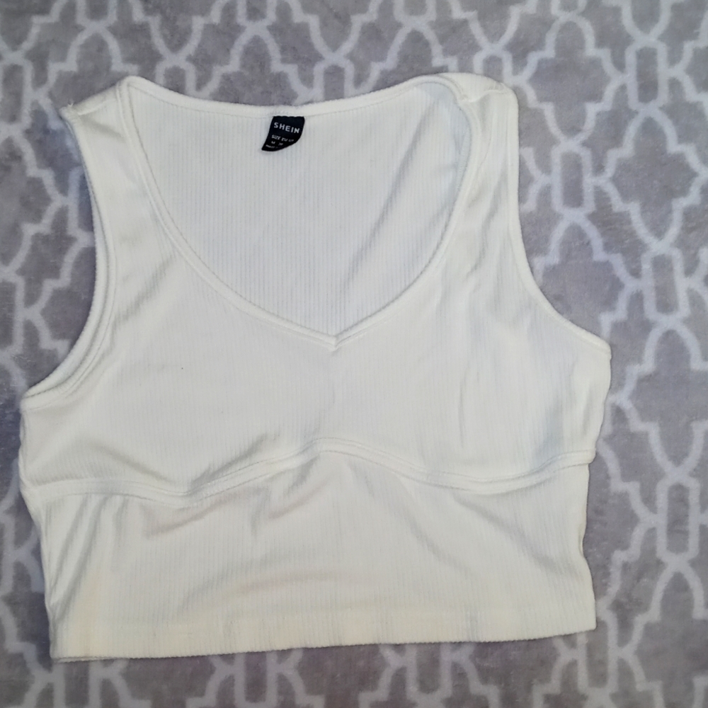 White Crop Top